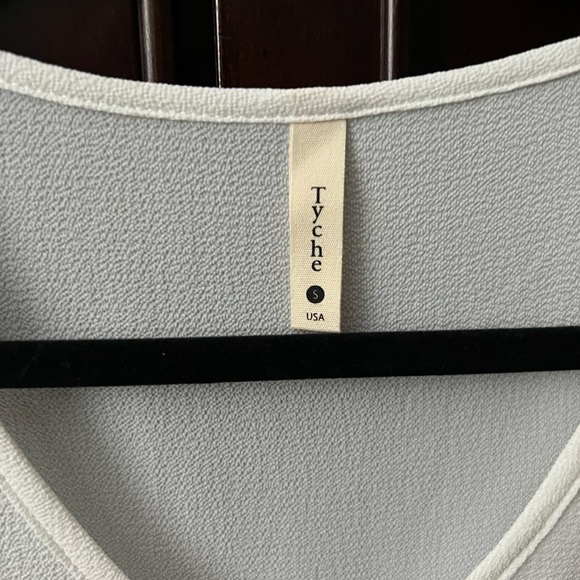 Tyche Ruffled Sleeve Blouse - Color White Size Small - Picture 3 of 4